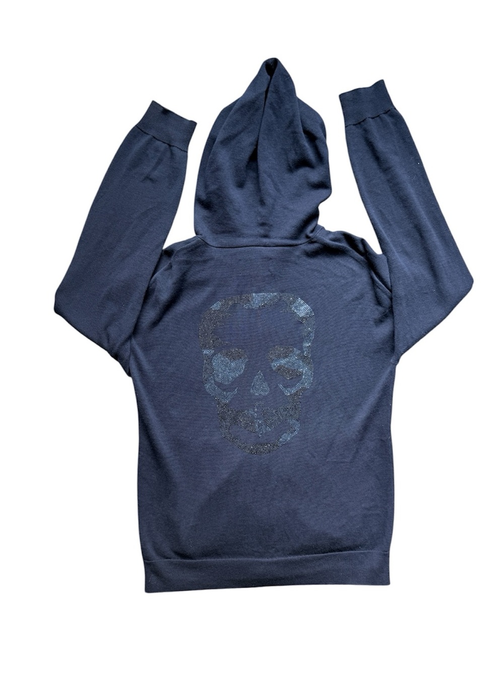 Zadig & Voltaire Sixtine Skull hoodie in dark blue